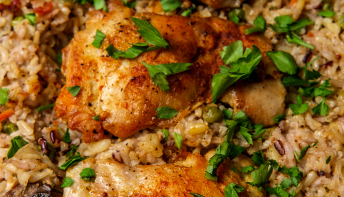 Easy Chicken and Rice casserole