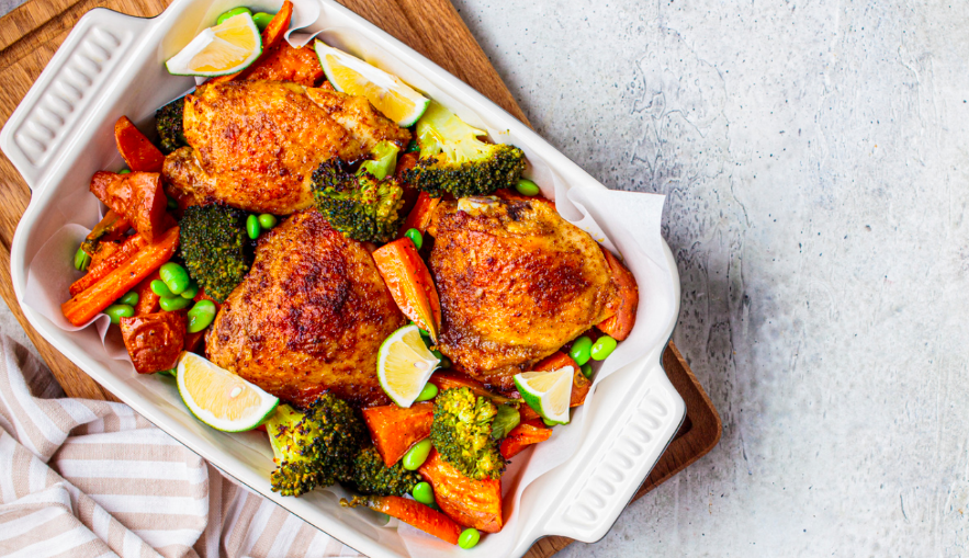 Herb-Roasted Chicken and Vegetables