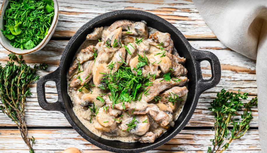 Ground Turkey Stroganoff