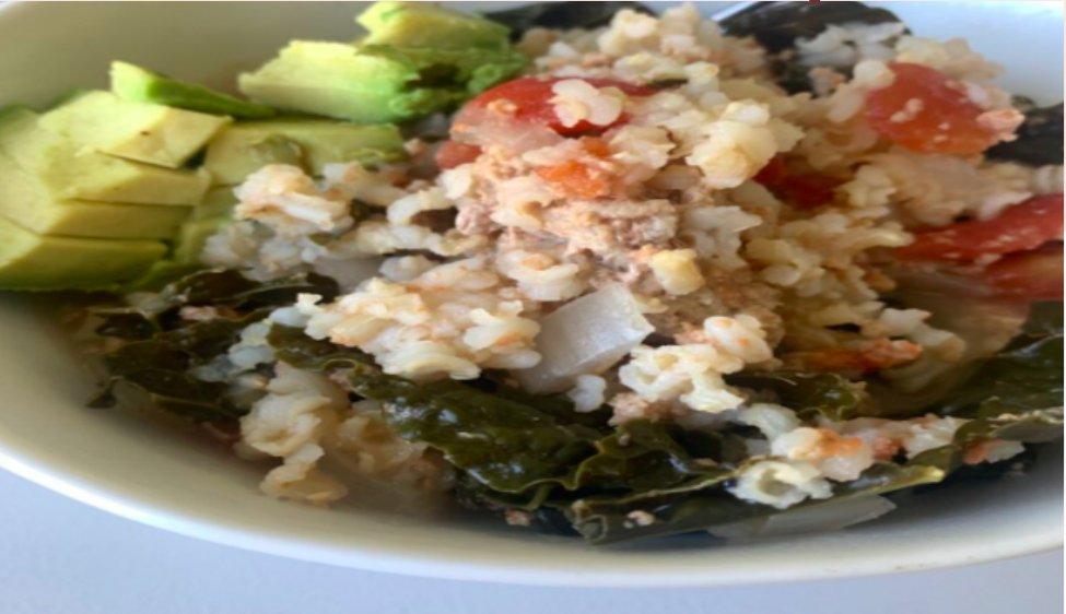 Turkey, Kale & Brown Rice Soup