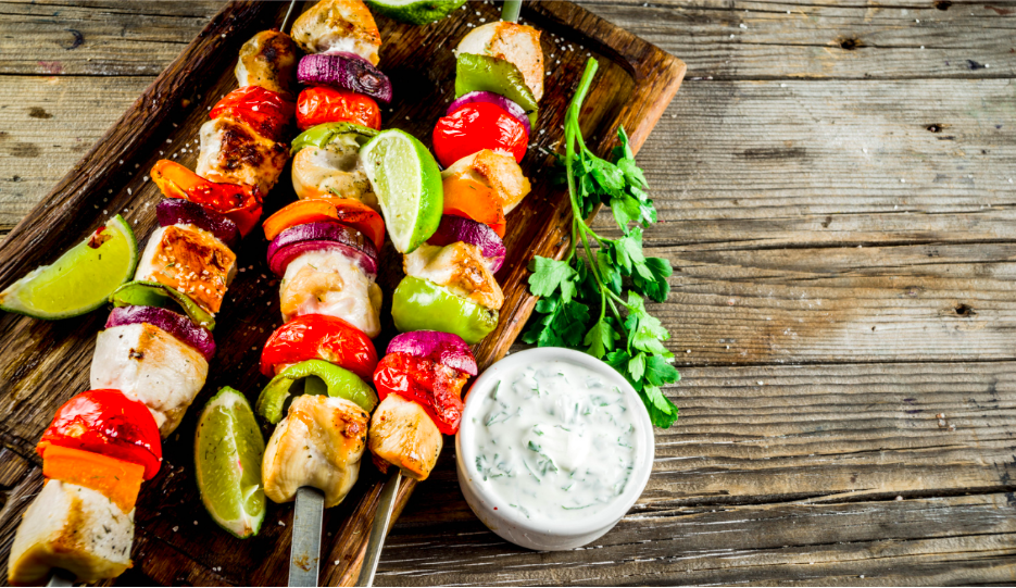 Honey Chicken Skewers