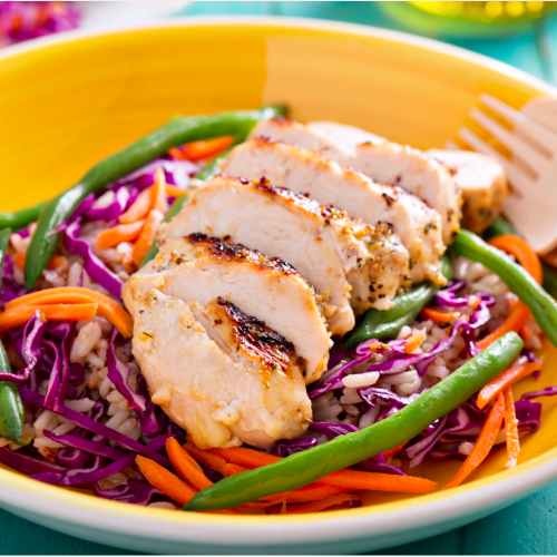 Gingery Slow Cooker Chicken with Cabbage Slaw Meal Prep Menus Made