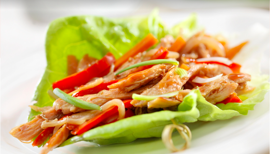 Asian Chicken Lettuce Wraps