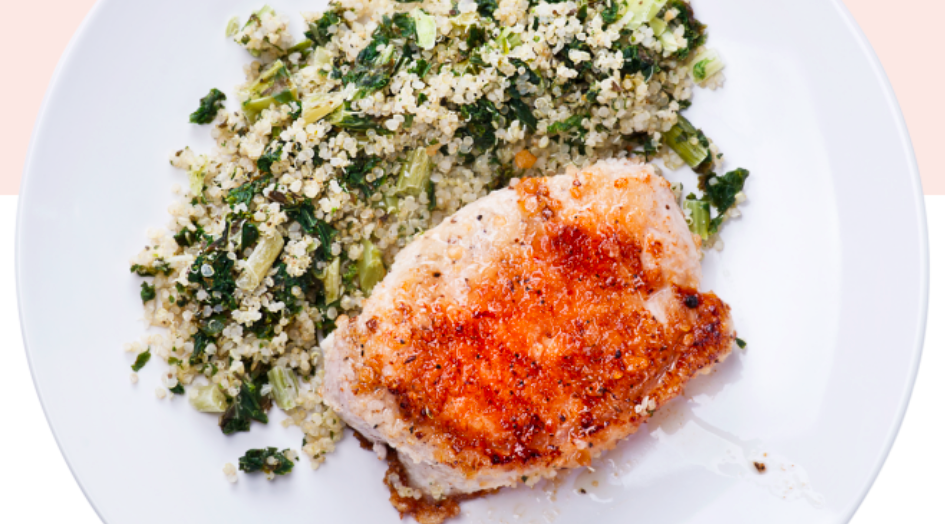 Chicken and Quinoa with Spring Vegetables