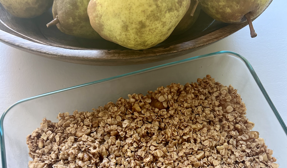 Easy Pear Crumble