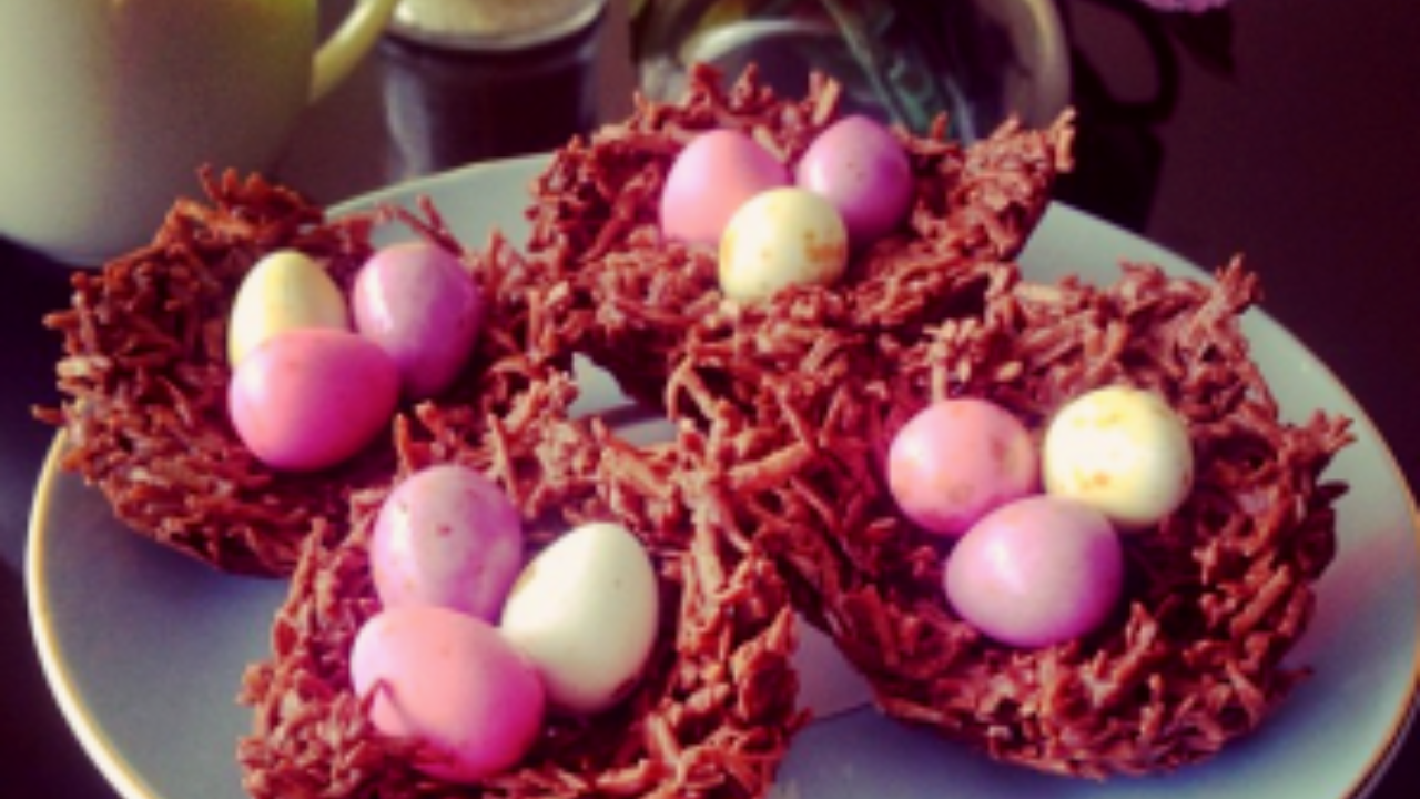 Choc Coconut Egg Nests